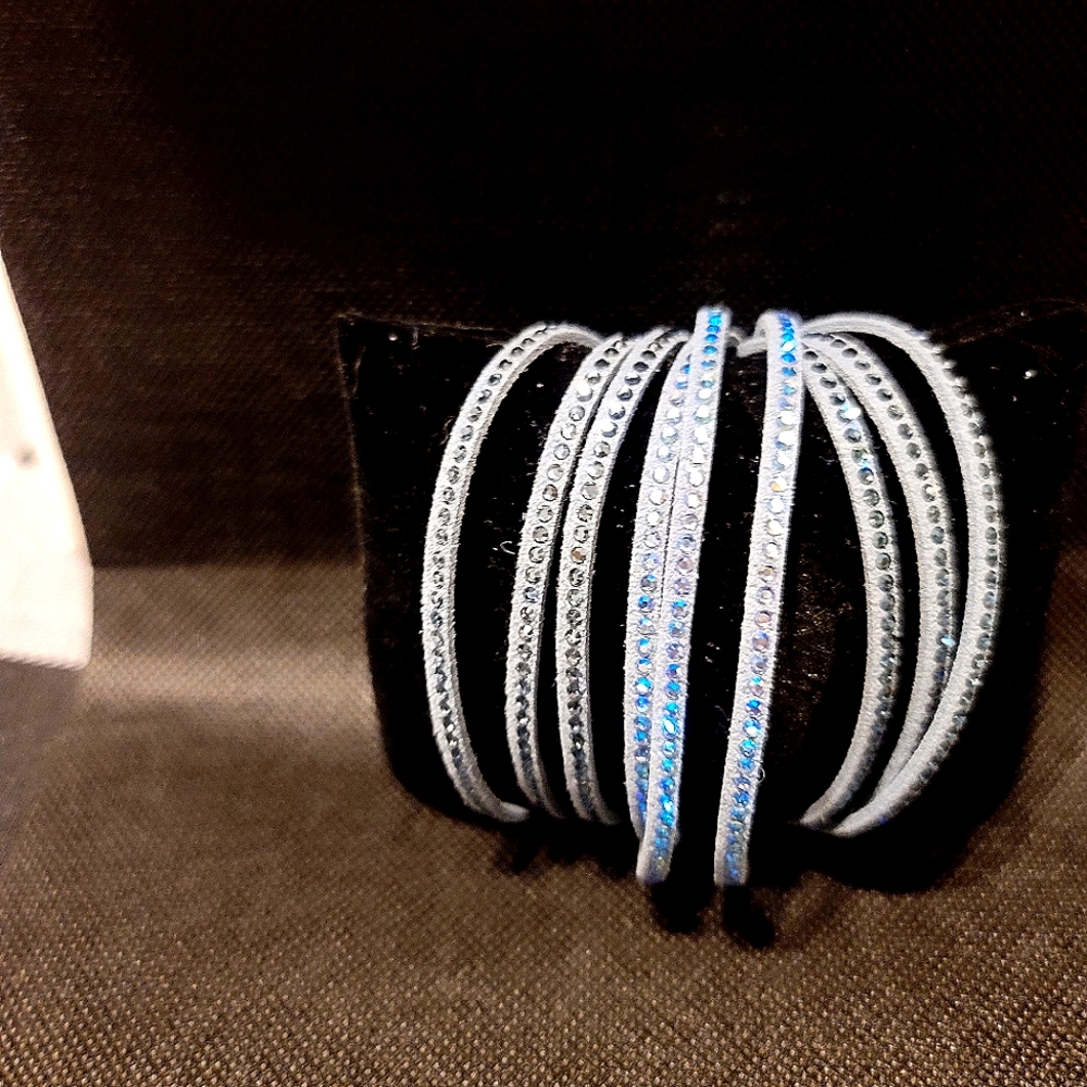 Wrap Star Bracelet,  Denim